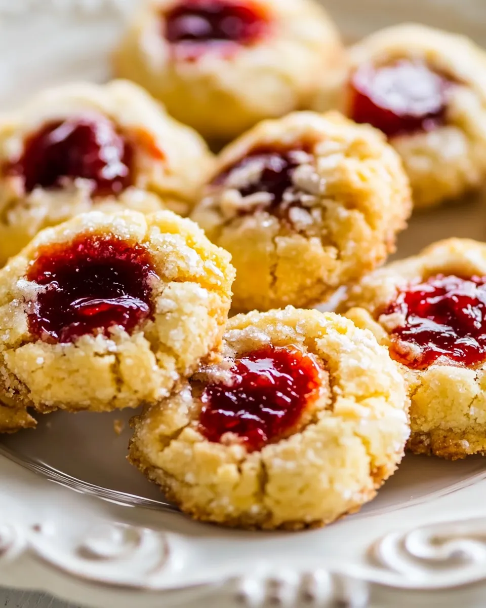 Easy Italian Thumbprint Cookies recipe photo