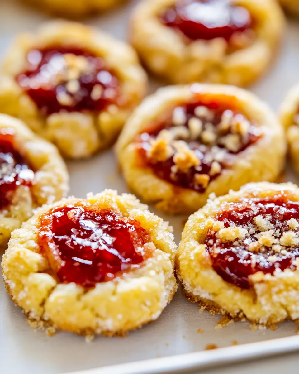 Delicious Italian Thumbprint Cookies shot