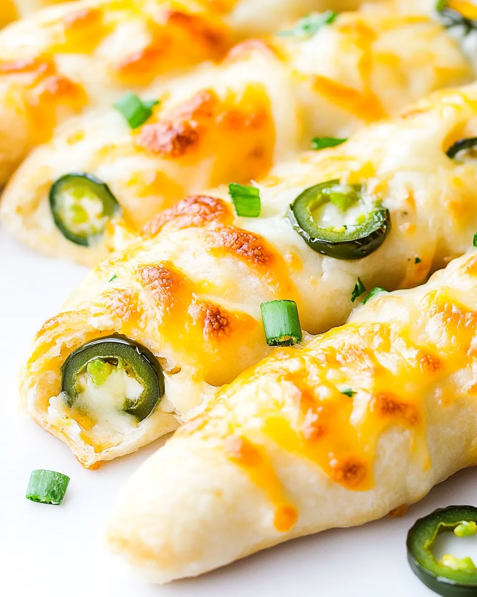 Easy Jalapeno Popper Cheesy Breadsticks picture