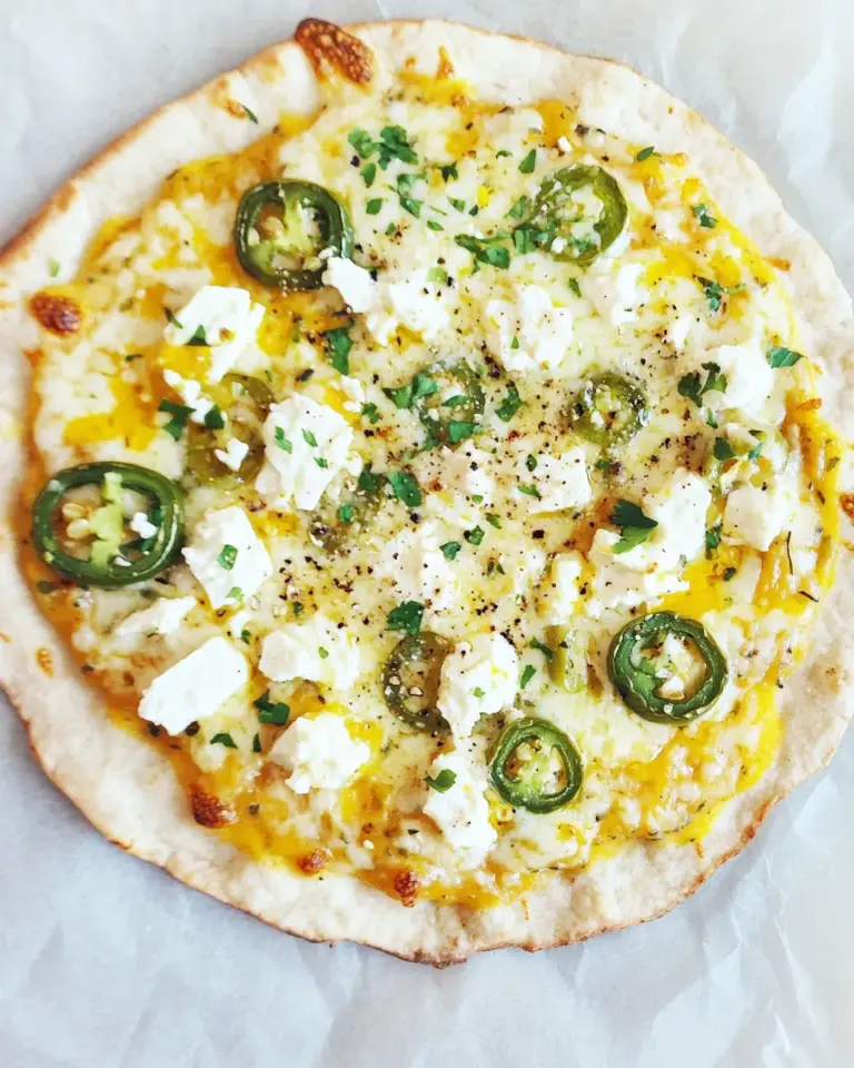 Homemade Jalapeo Popper Pita Pizza photo
