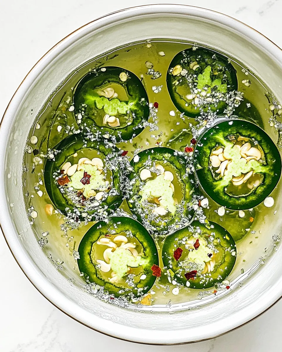 Delicious Jalapeo Simple Syrup shot