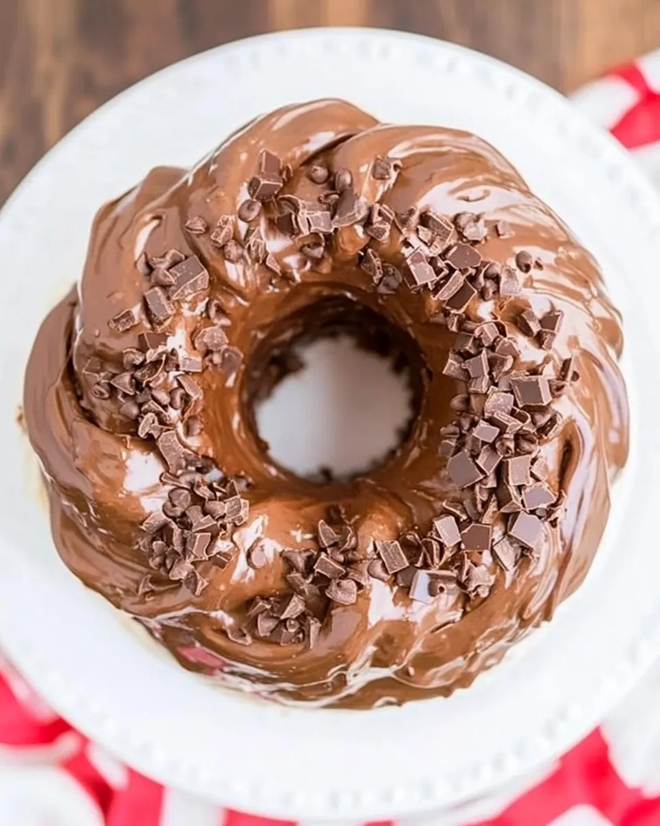 Homemade Jennas Best Triple Chocolate Bundt Cake photo