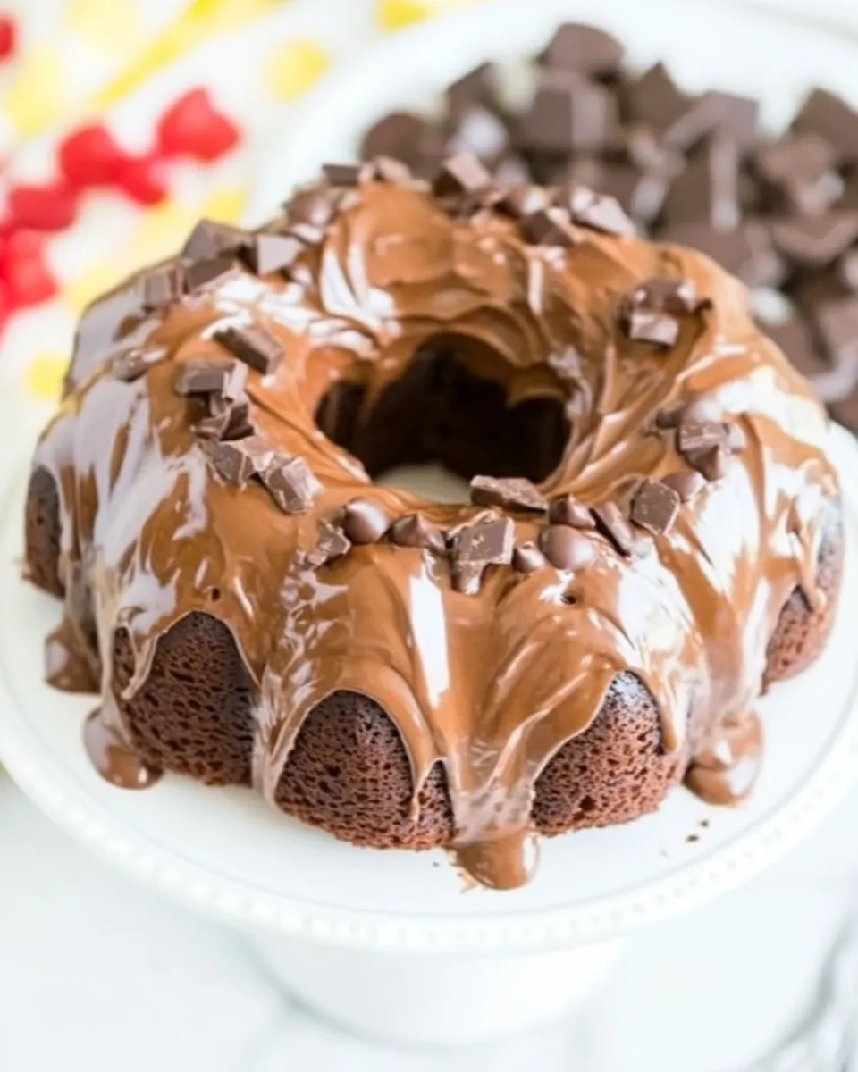 Easy Jennas Best Triple Chocolate Bundt Cake picture