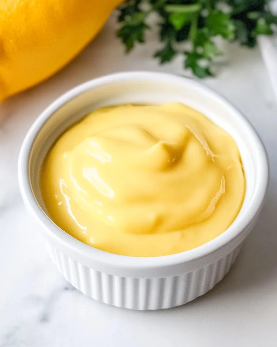 Delicious Julia Childs Easy Blender Hollandaise Sauce shot