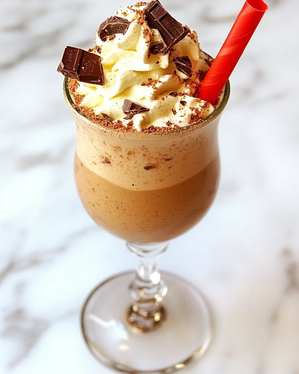 Easy Kahlua and Cream Chocolate Shortbread Milkshake picture