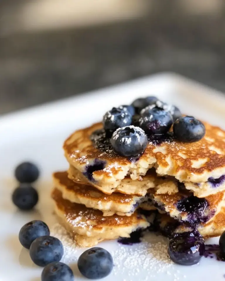 Homemade Keto Blueberry Pancakes photo