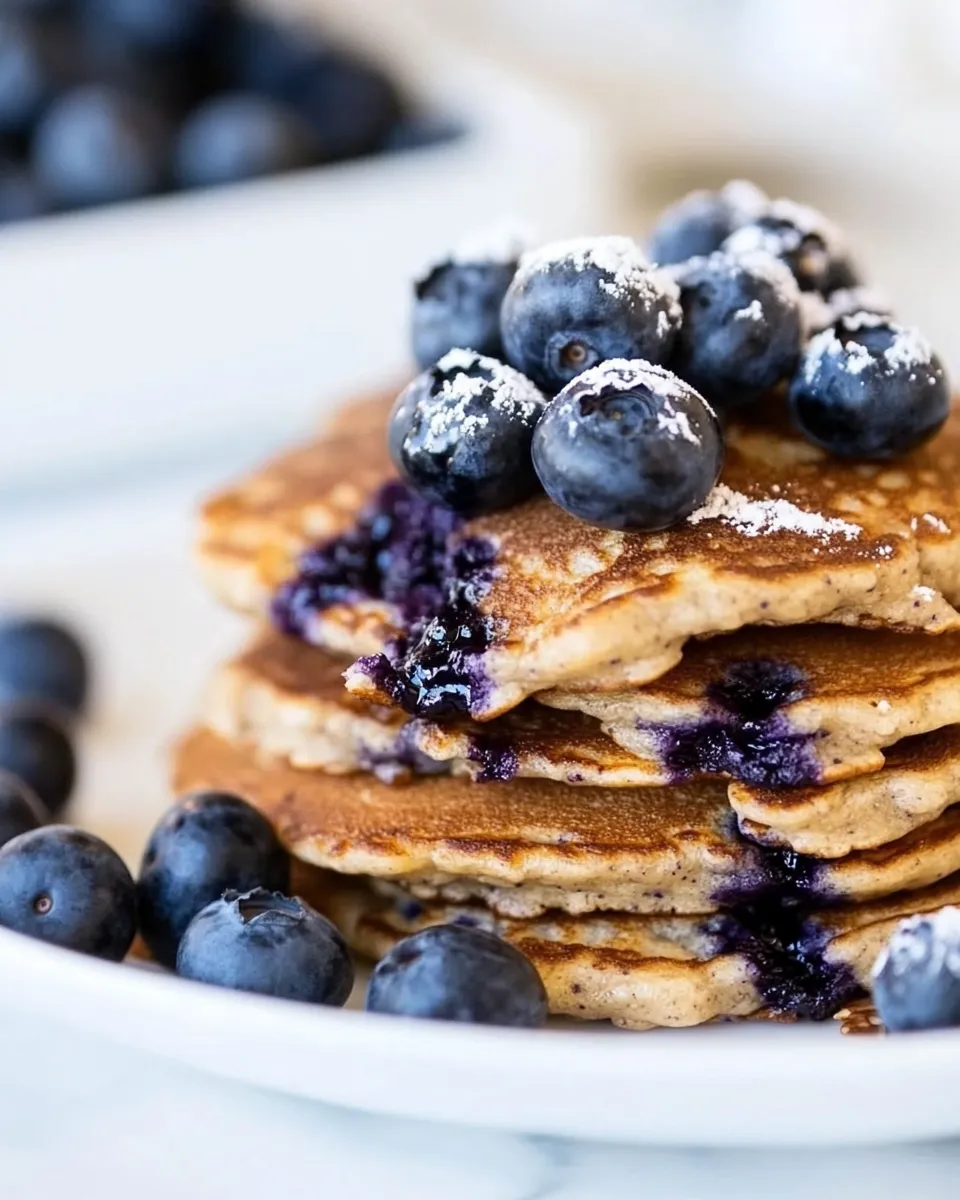 Easy Keto Blueberry Pancakes picture