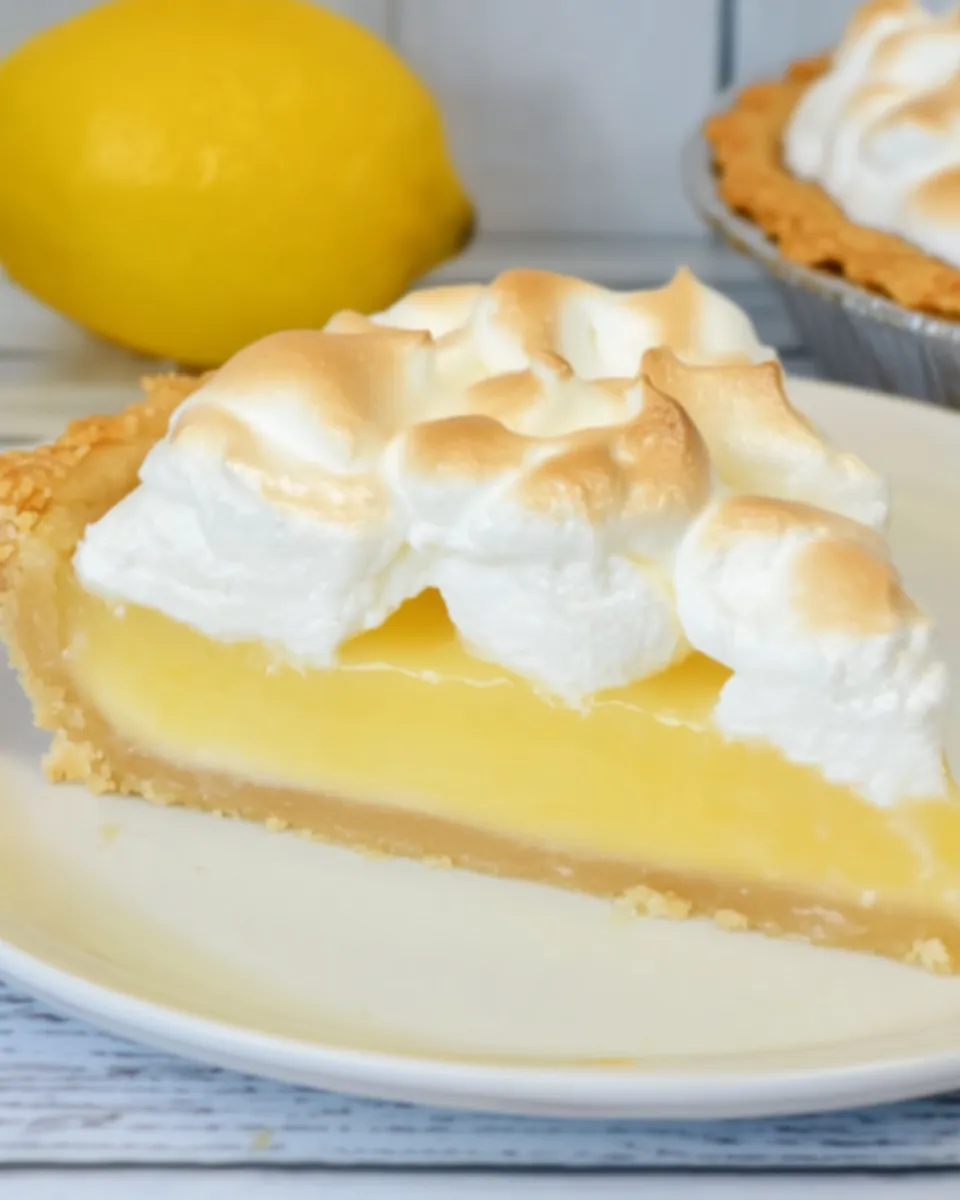 Homemade Keto Lemon Meringue Pie photo