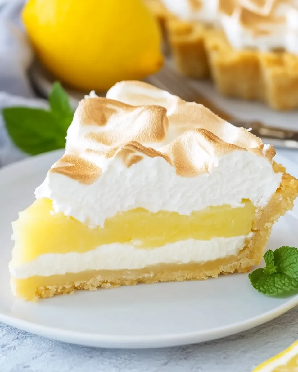 Classic Keto Lemon Meringue Pie image