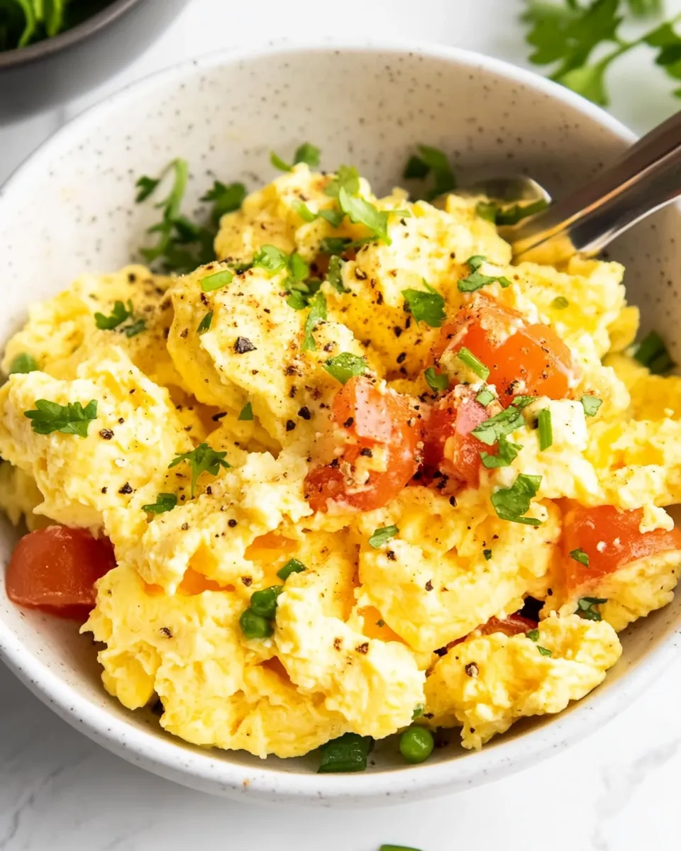 Easy Keto Scrambled Eggs photo