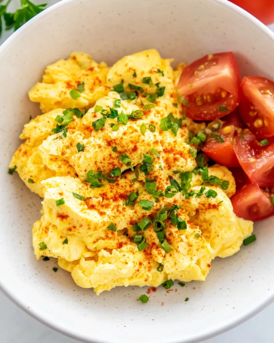 Delicious Keto Scrambled Eggs recipe image
