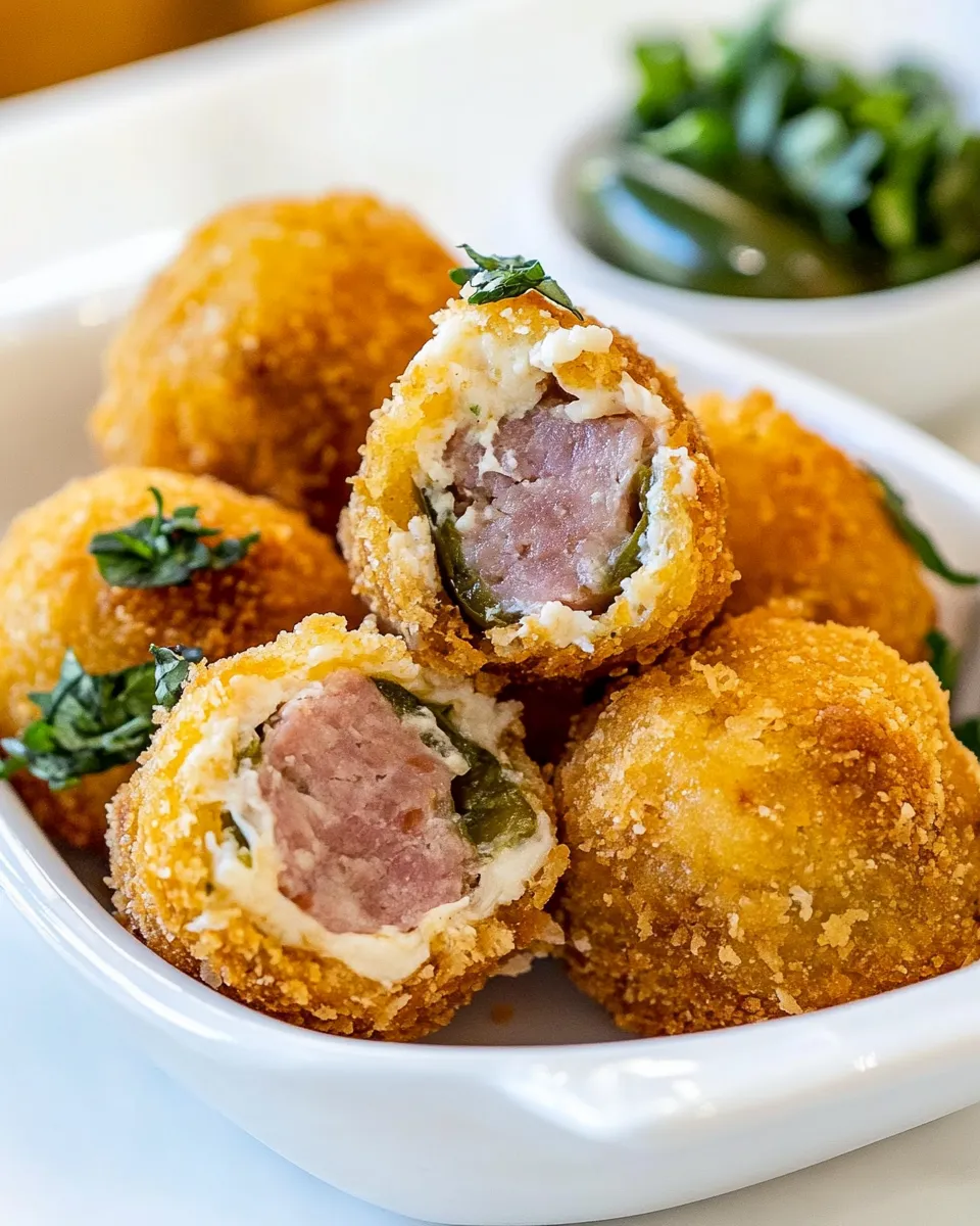 Delicious Kielbasa Jalapeno Popper Bites shot