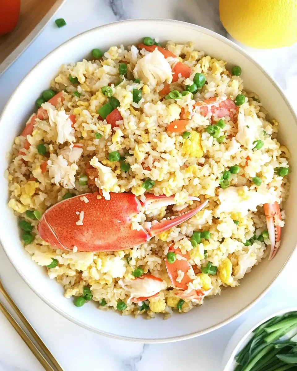 Classic King Crab Cauliflower Fried Rice image
