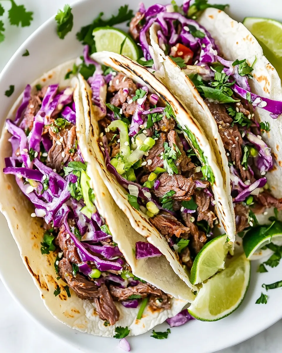Classic Korean Beef Tacos (Bulgogi) Recipe image