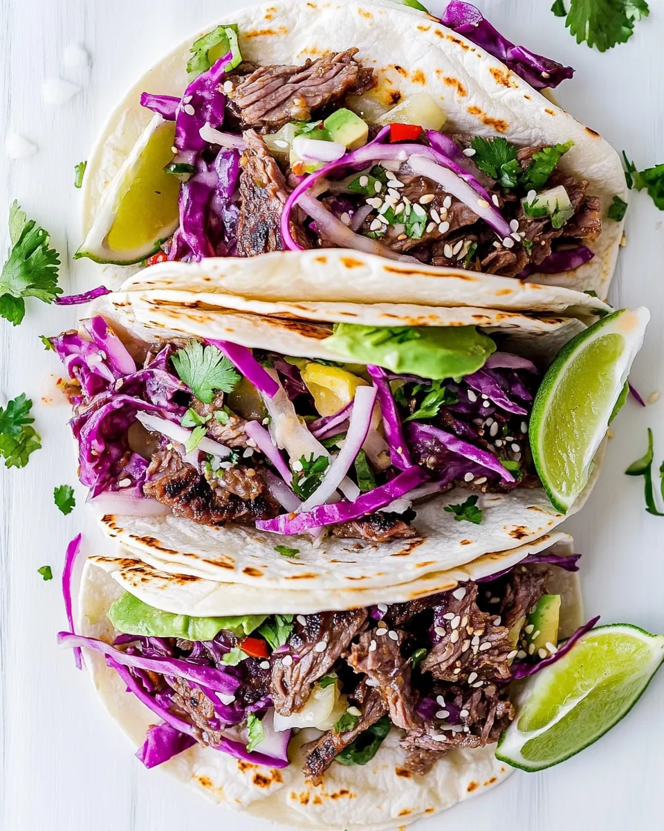 Delicious Korean Beef Tacos (Bulgogi) Recipe shot