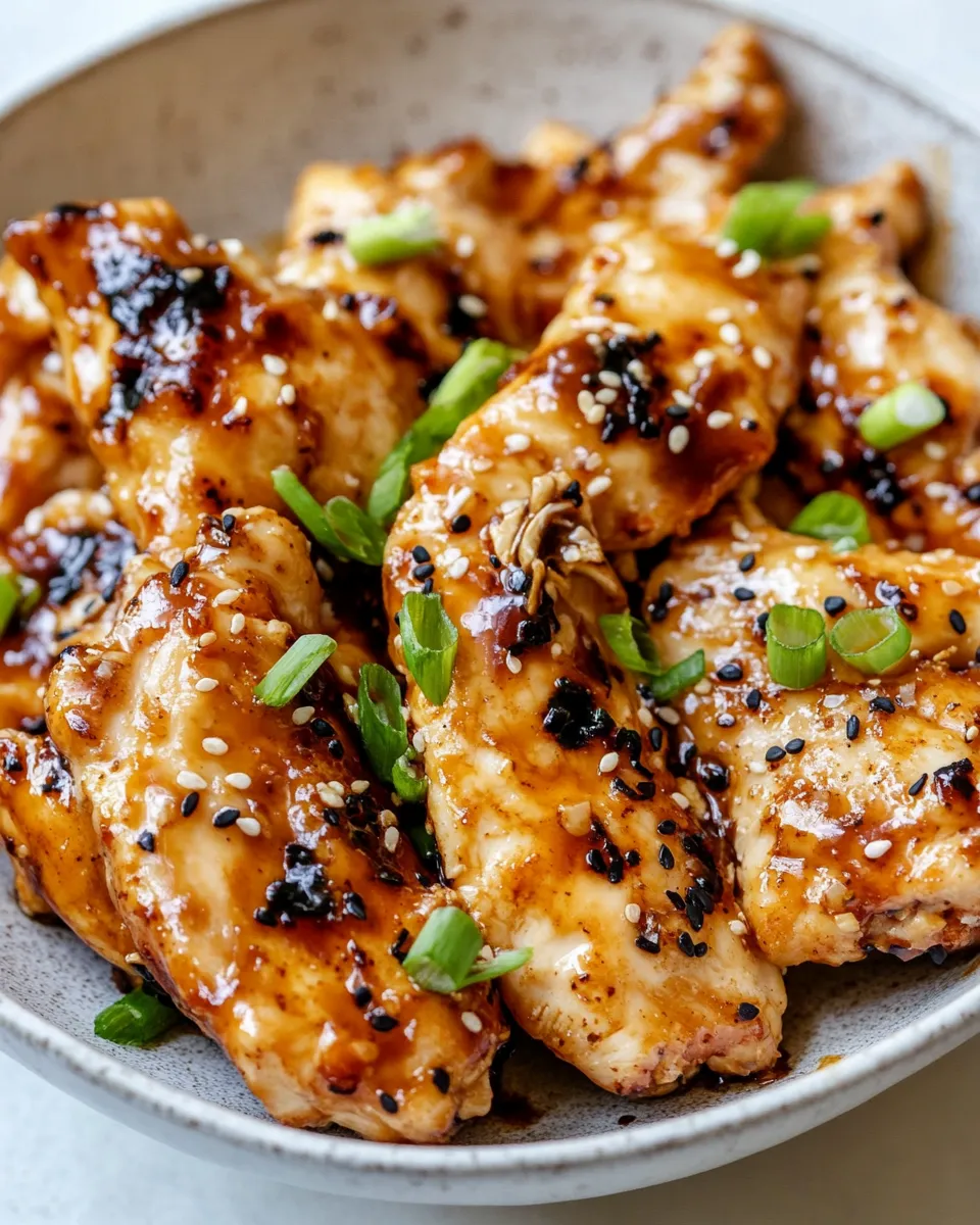 Delicious Korean Chicken shot