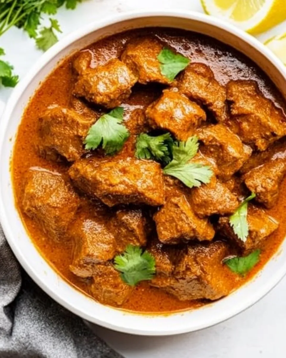 Delicious Lamb Vindaloo shot