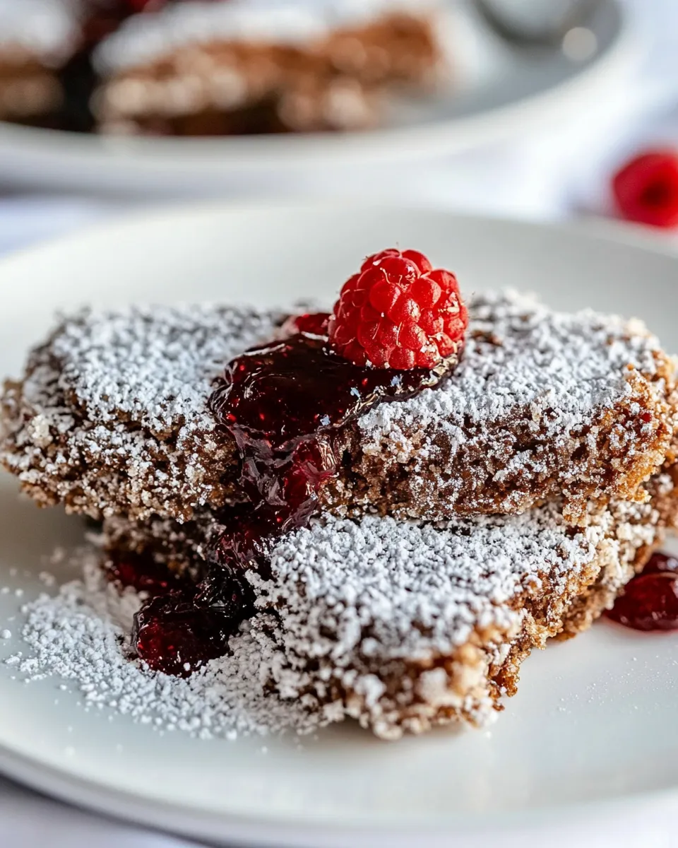 Homemade Lamington French Toast with Raspberry Jam Syrup photo