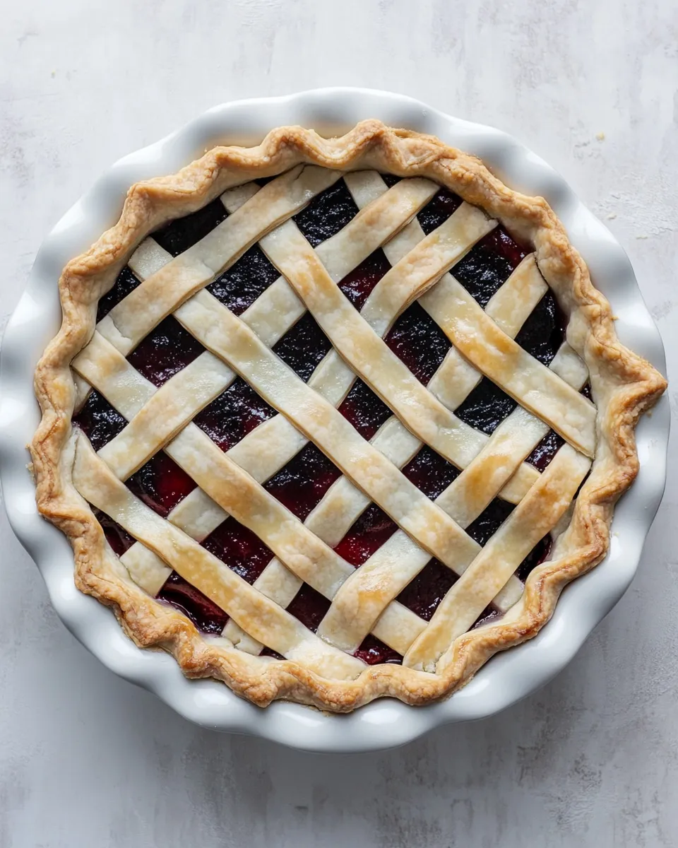 Classic Lattice Pie Crust image