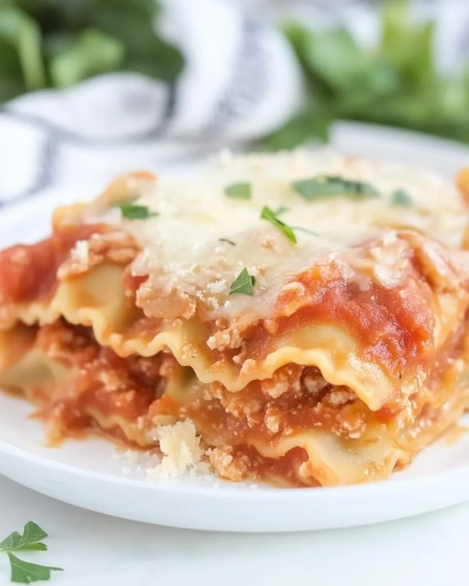 Homemade Lazy Ravioli Lasagna Recipe (Easy Casserole) photo