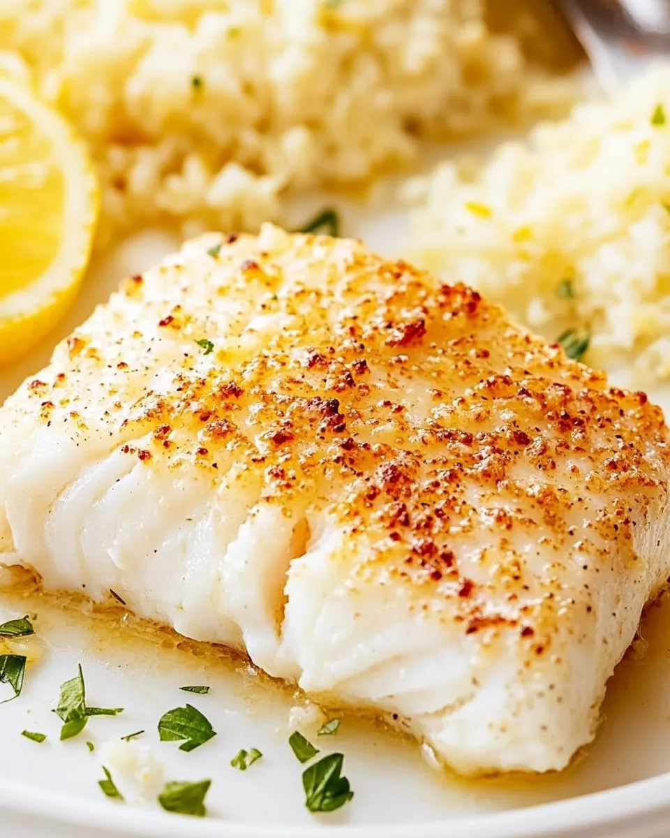 Homemade Lemon Butter Baked Halibut picture