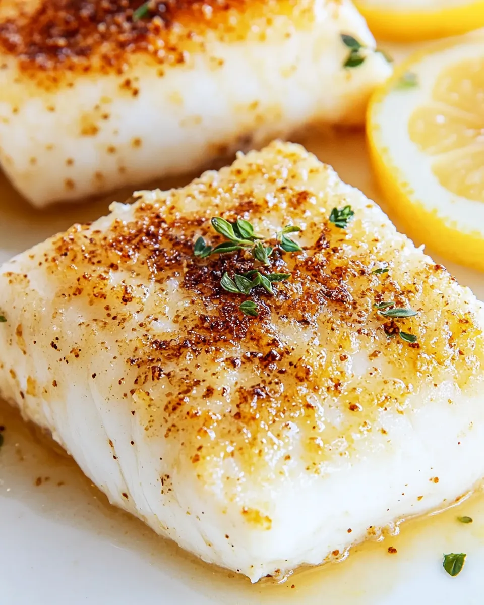 Best Lemon Butter Baked Halibut shot
