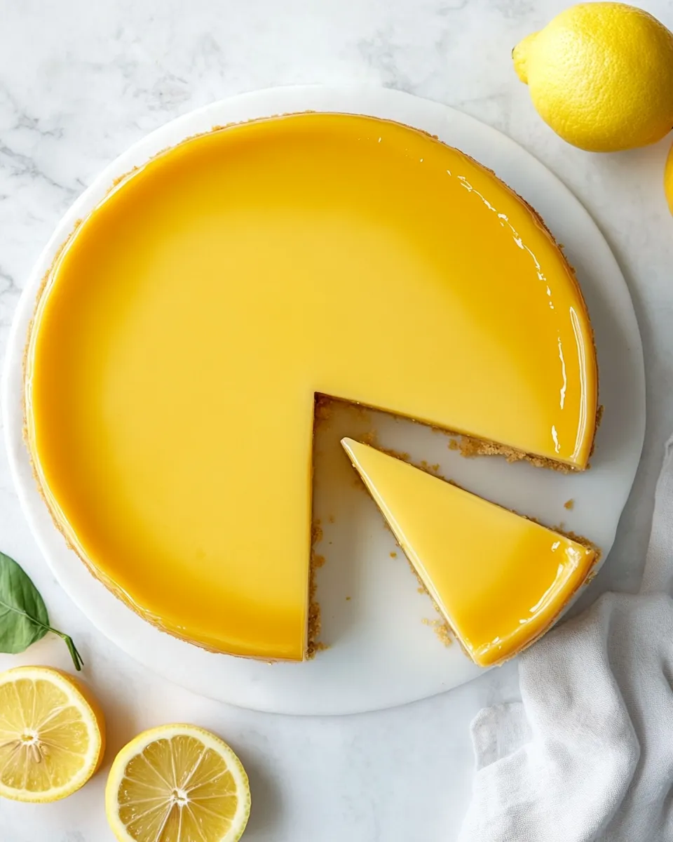 Classic Lemon Cheesecake Recipe image