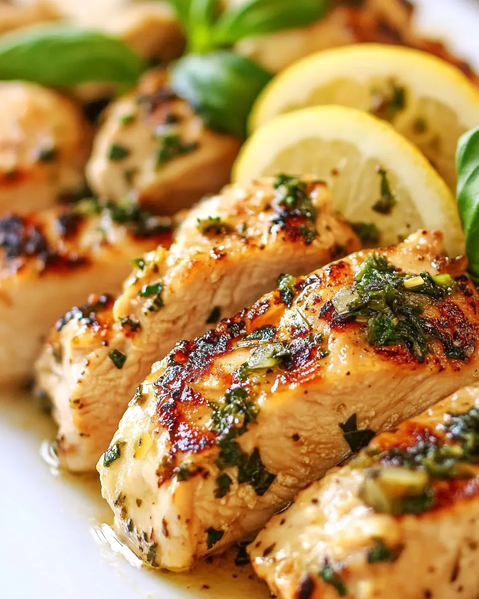 Classic Lemon Chicken Basil Recipe image