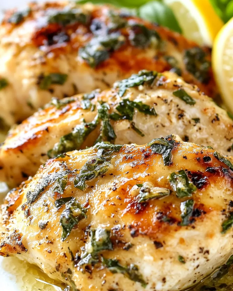 Delicious Lemon Chicken Basil Recipe shot