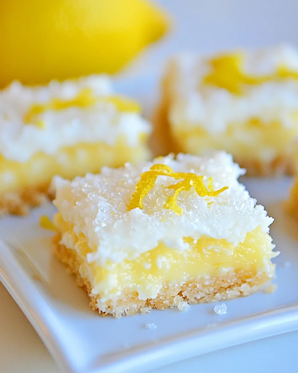 Classic Lemon Drop Bars image