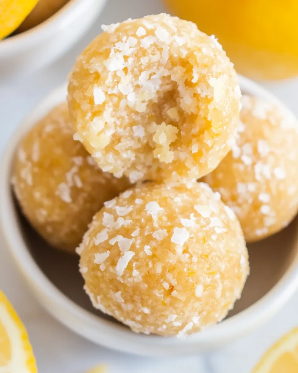 Classic Lemon Energy Balls image