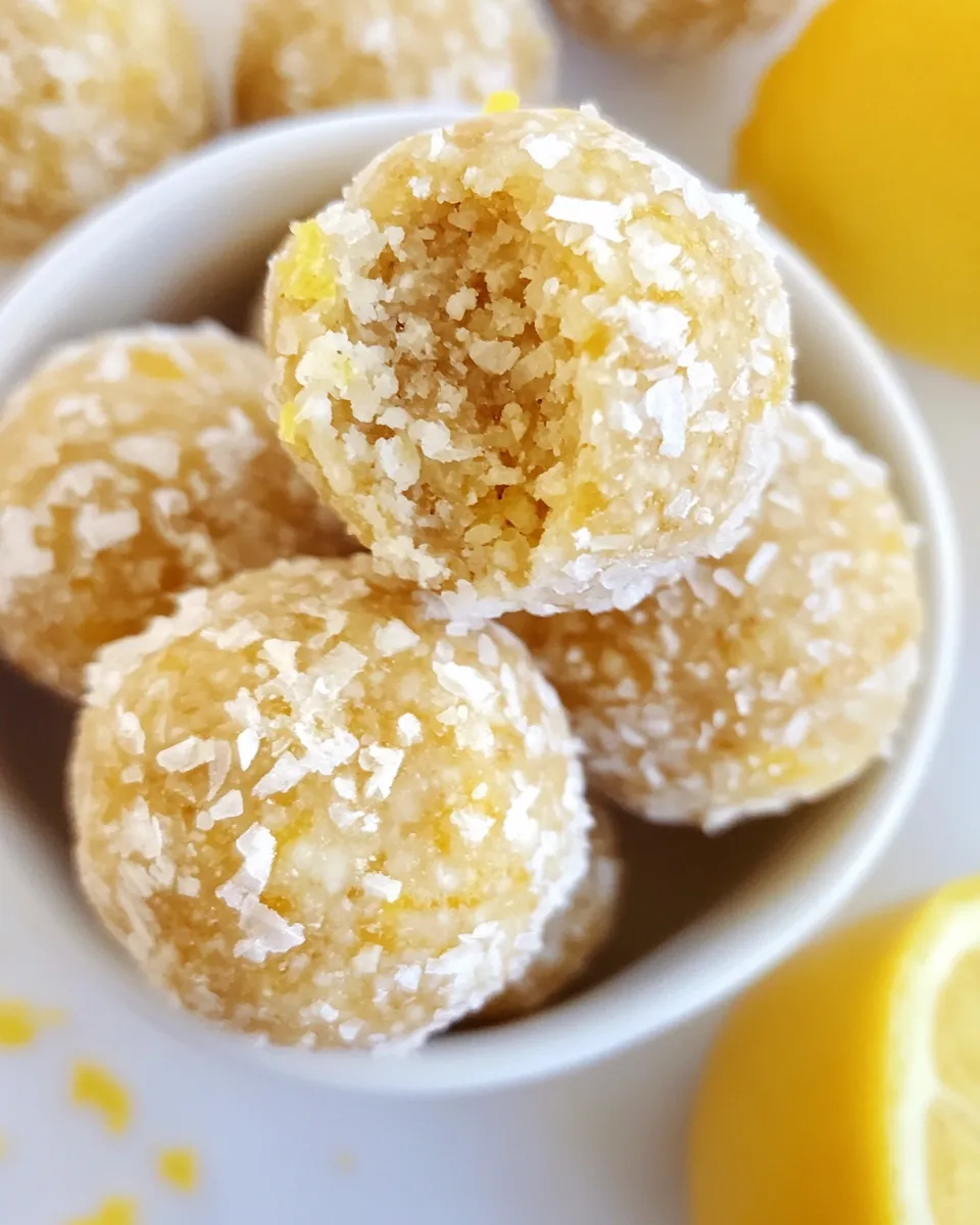Easy Lemon Energy Balls picture