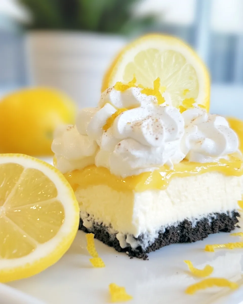 Delicious Lemon Oreo Dessert shot