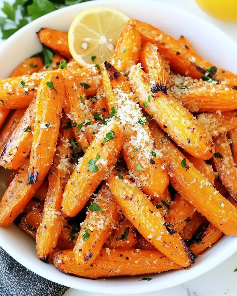 Easy Lemon Parmesan Roasted Carrots picture