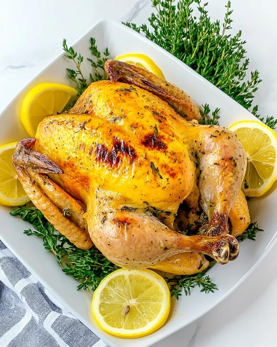 Easy Lemon Roasted Chicken picture