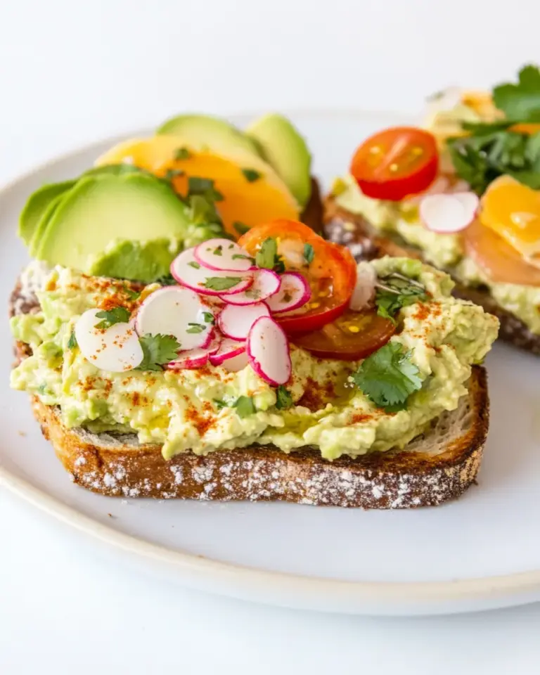 Homemade Life-Changing Hummus Avocado Toast photo