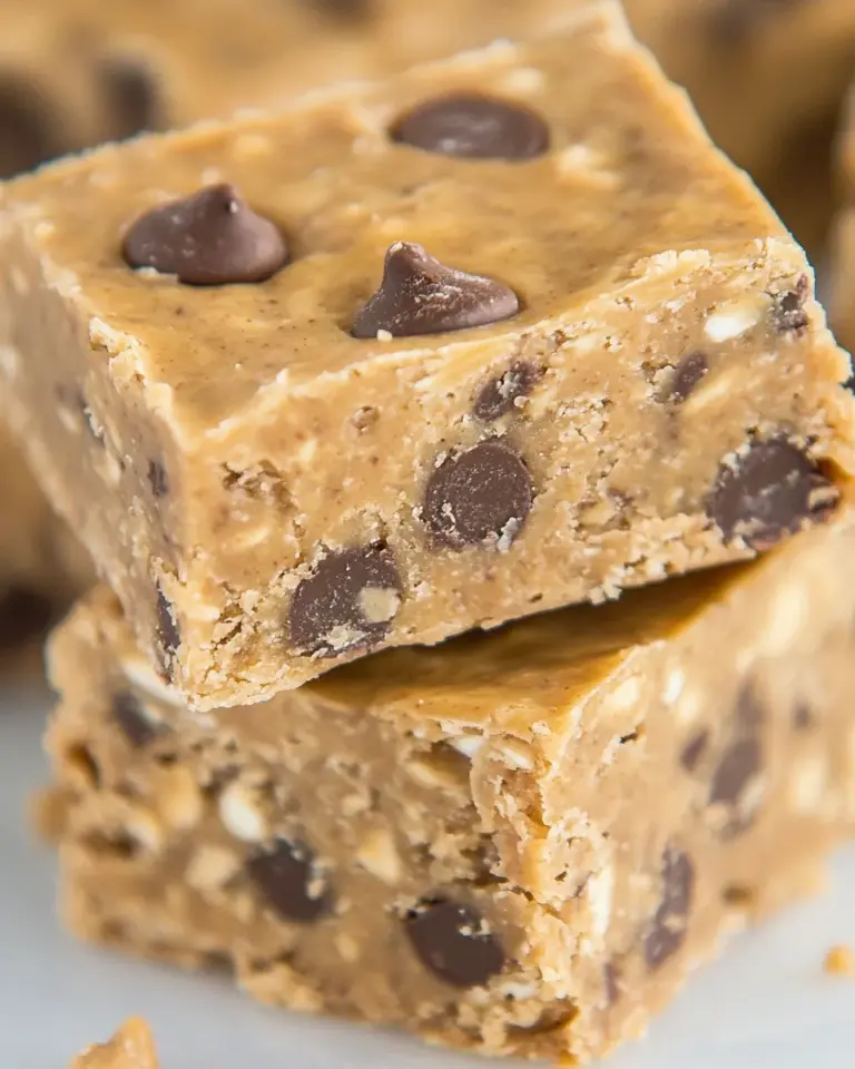 Homemade Lighter Peanut Butter Bars photo