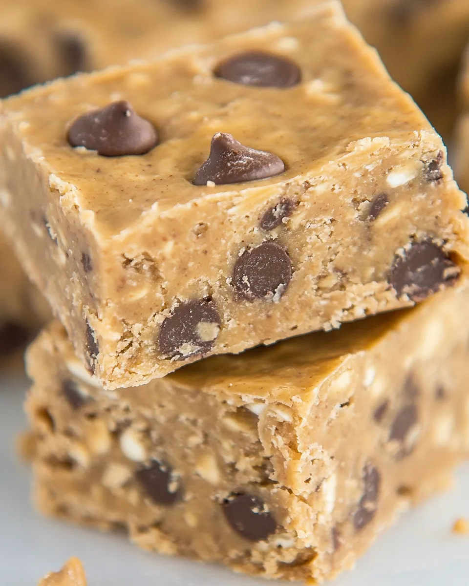 Homemade Lighter Peanut Butter Bars photo