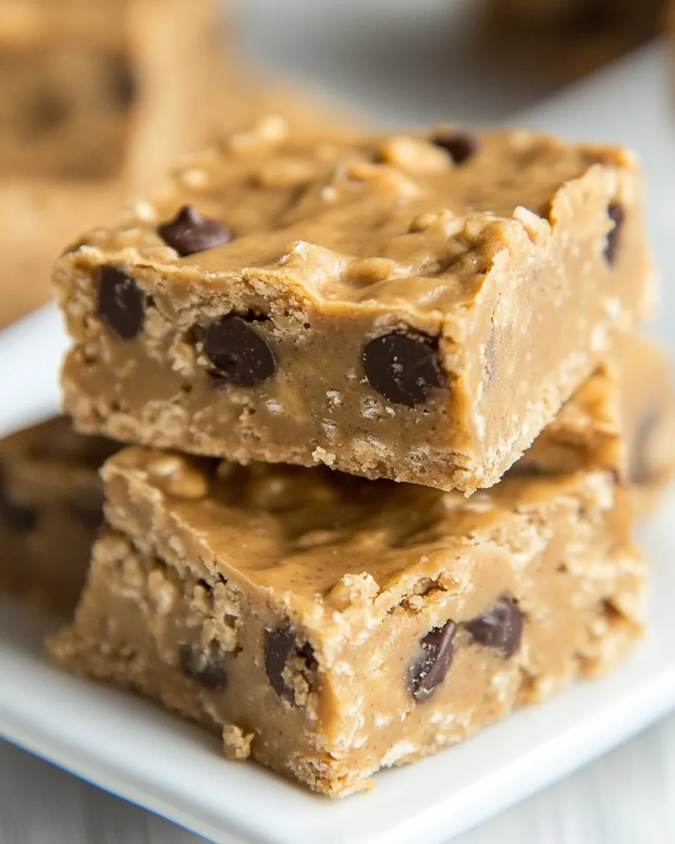 Classic Lighter Peanut Butter Bars image
