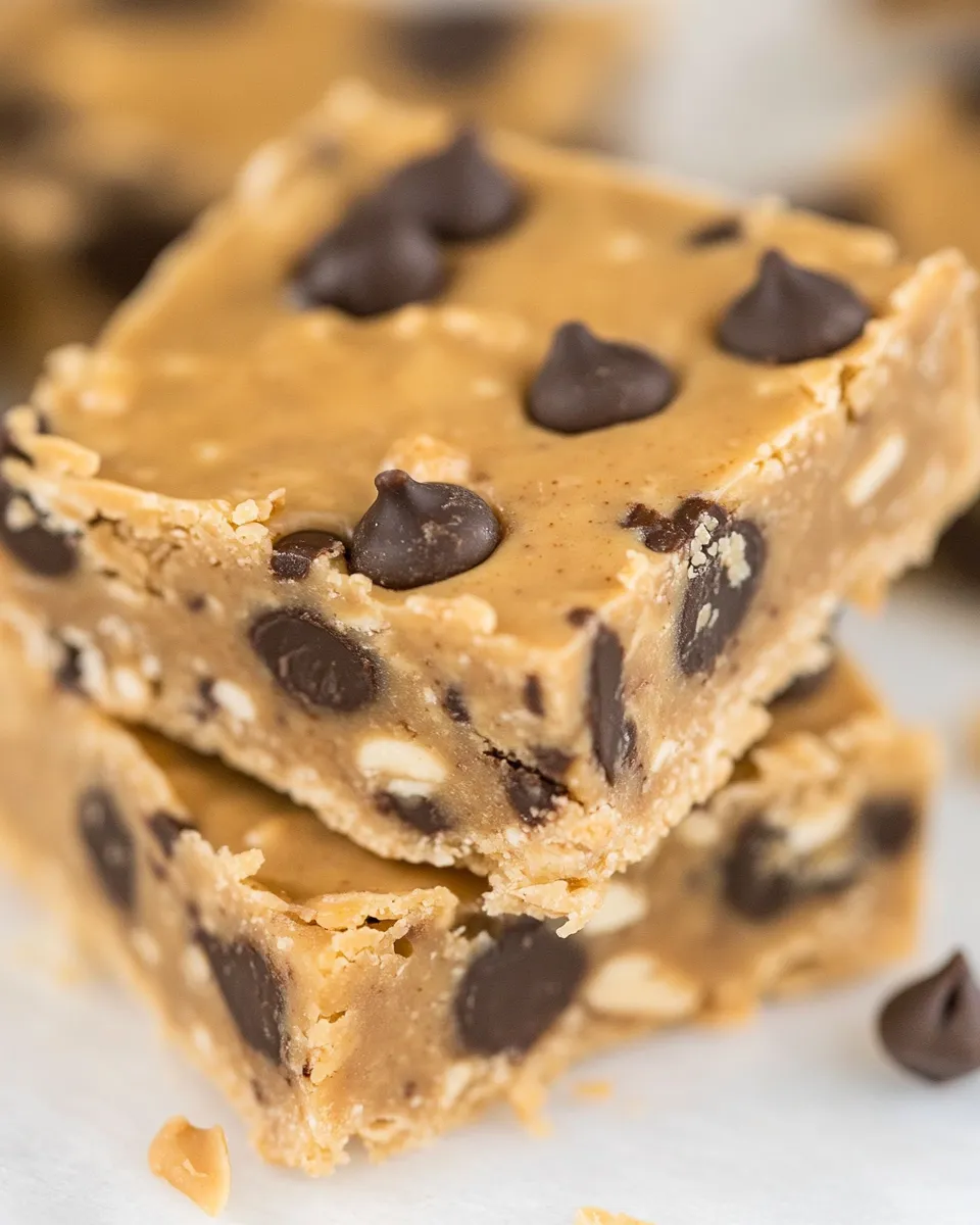 Easy Lighter Peanut Butter Bars recipe photo