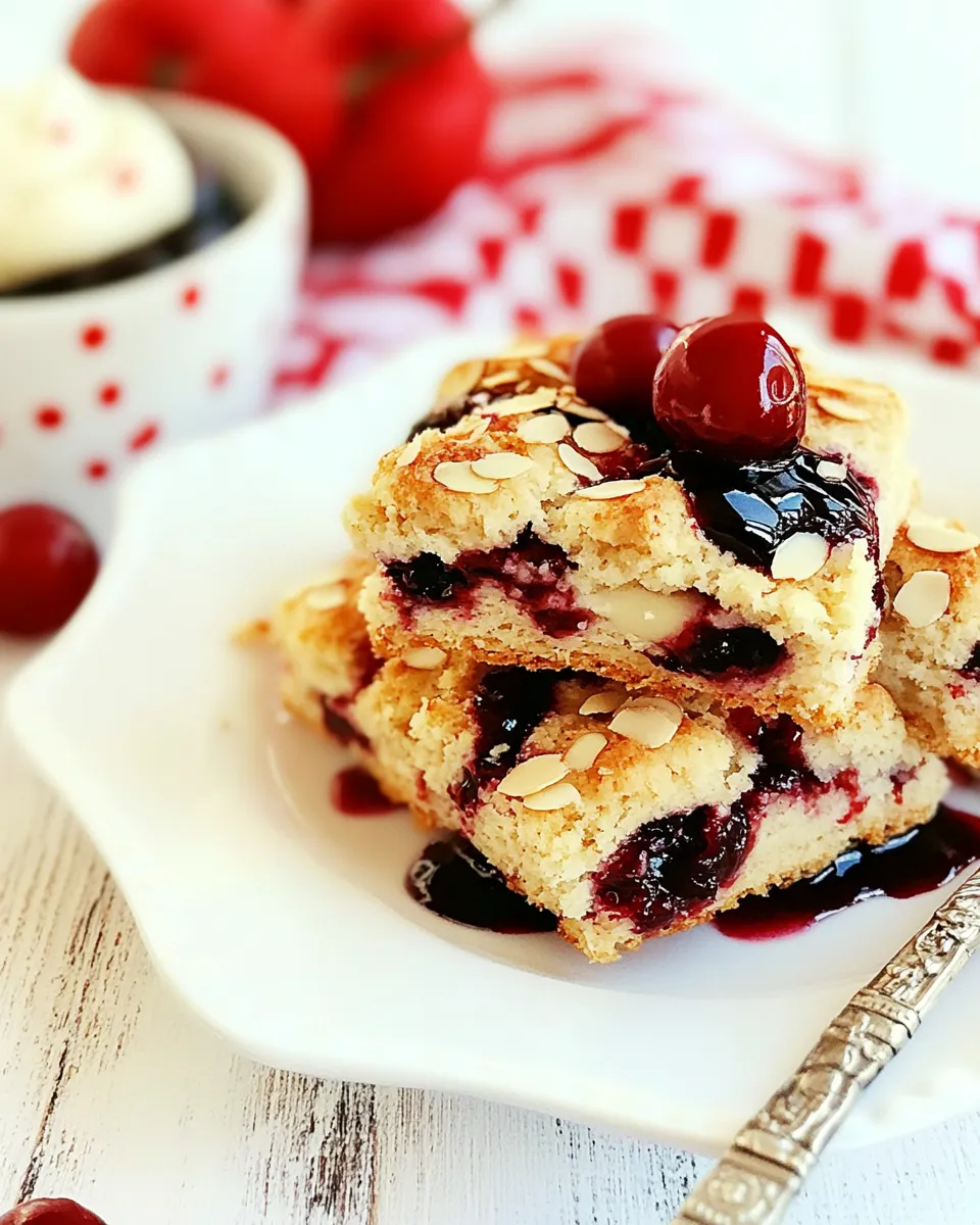 Delicious Low Carb Cherry Almond Scones shot