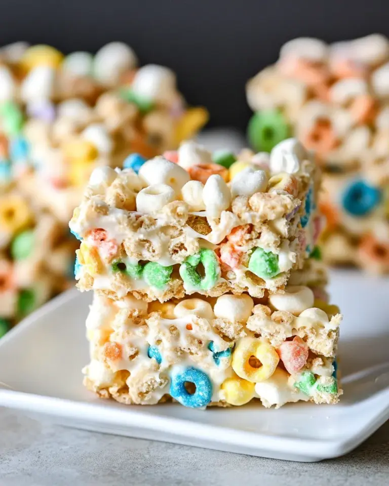Homemade Lucky Charms Marshmallow Treats photo