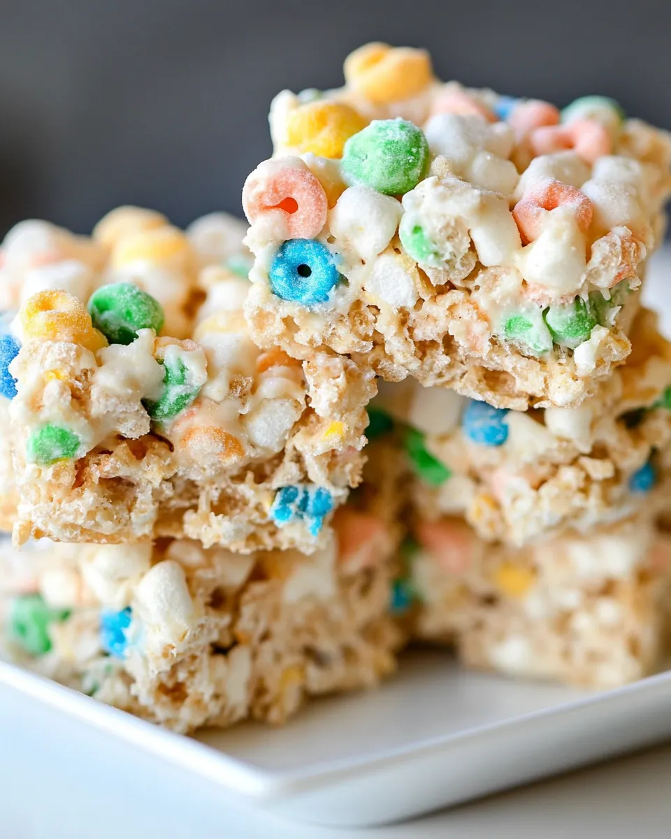 Classic Lucky Charms Marshmallow Treats image