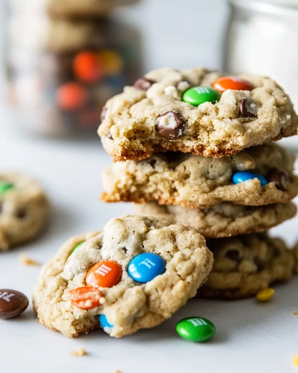 Delicious M&M Cookies Recipe shot