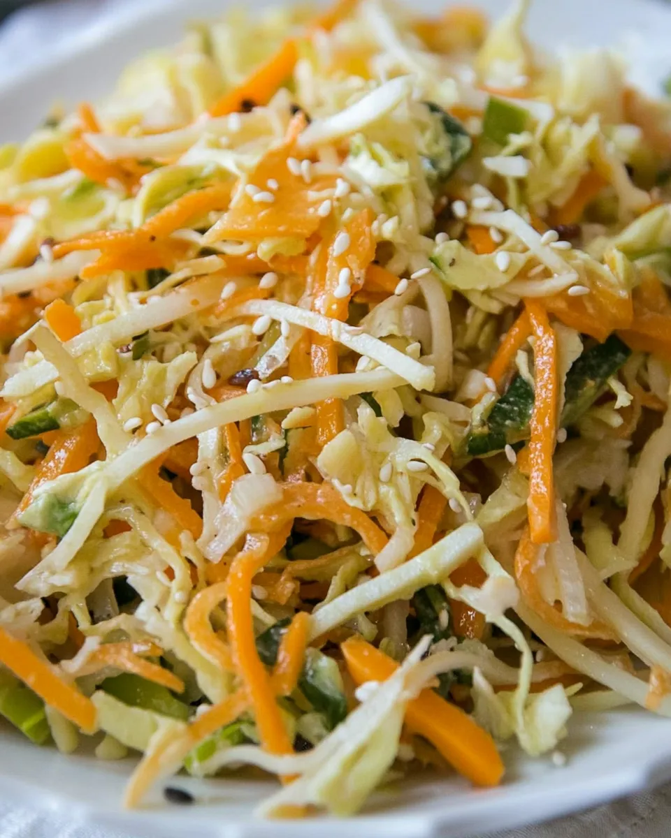 Delicious Macro Friendly Sesame Ginger Salad image
