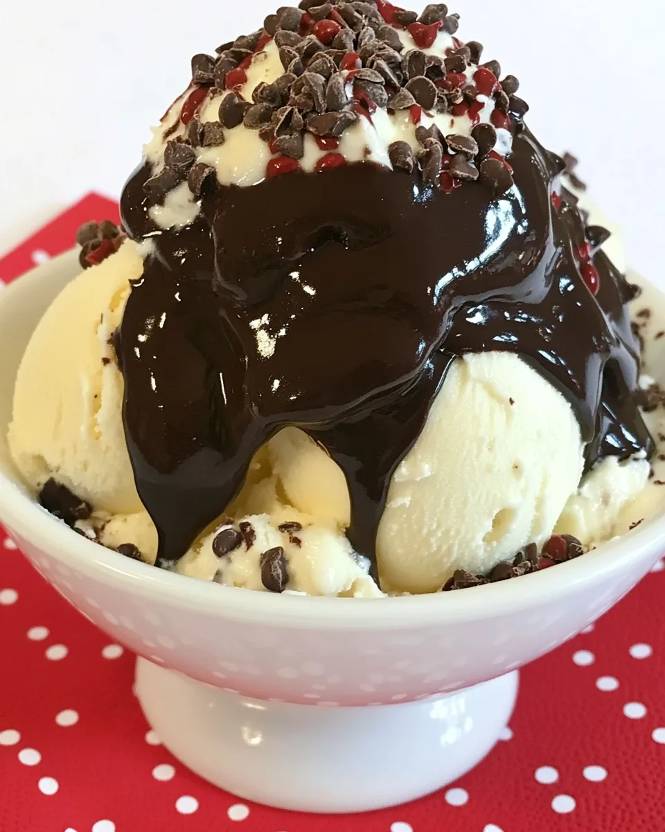 Classic Magic Shell, Homemade Chocolate Ice Cream Topping image