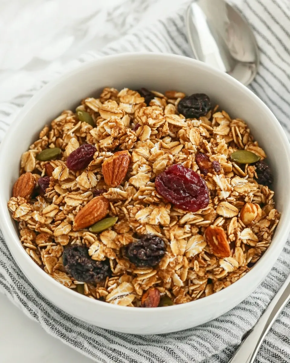 Easy Maple Toasted Muesli recipe photo