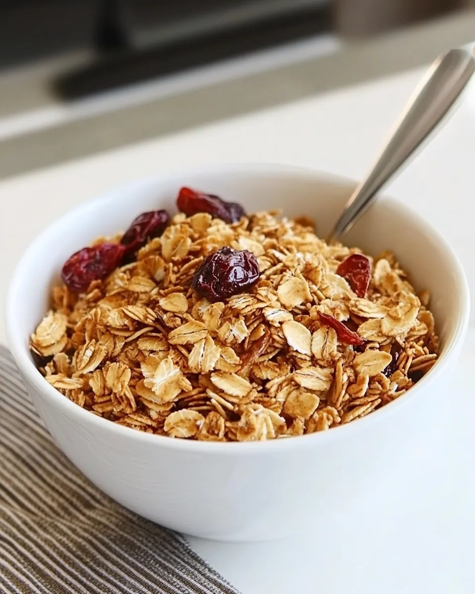 Delicious Maple Toasted Muesli shot