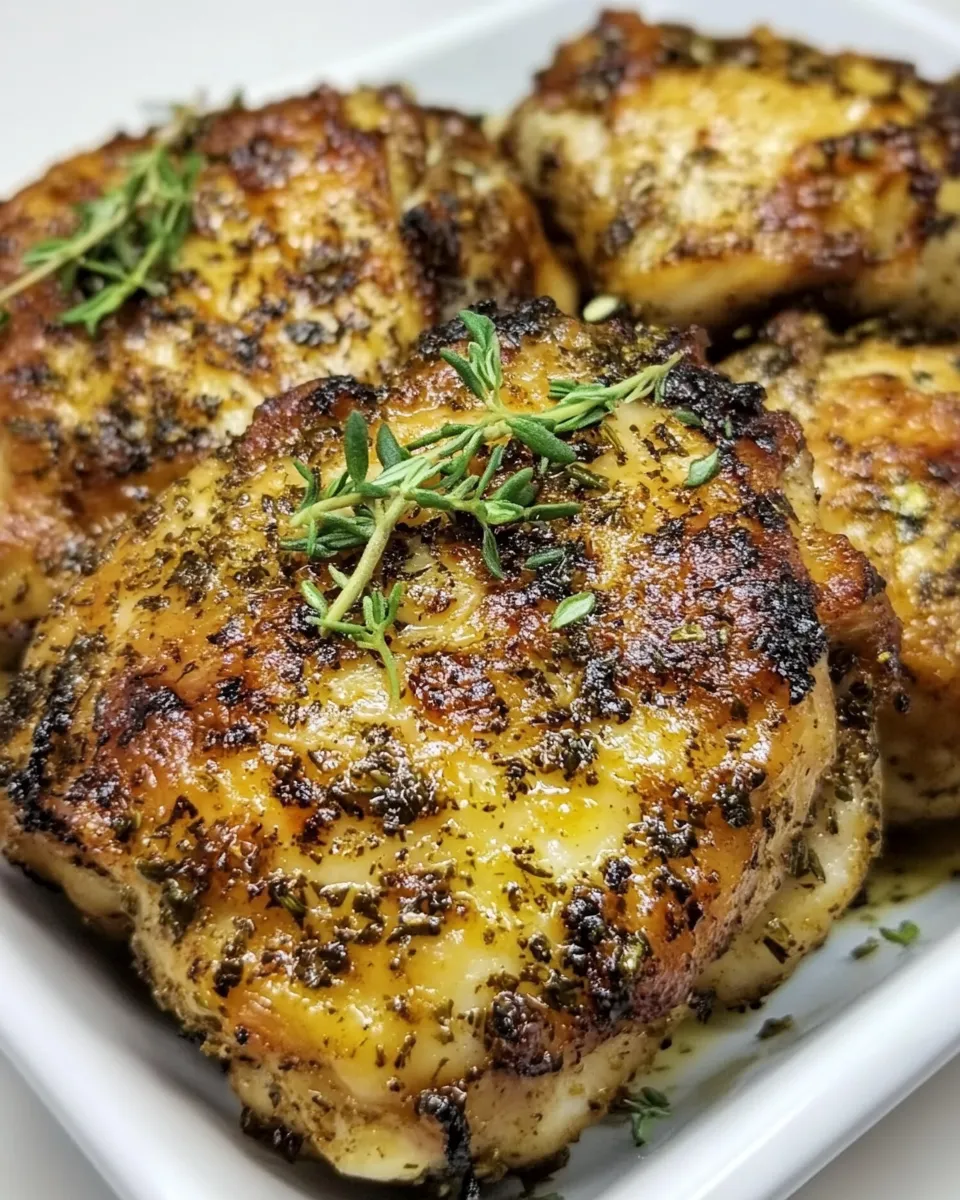 Homemade Marinated Chicken Thighs photo