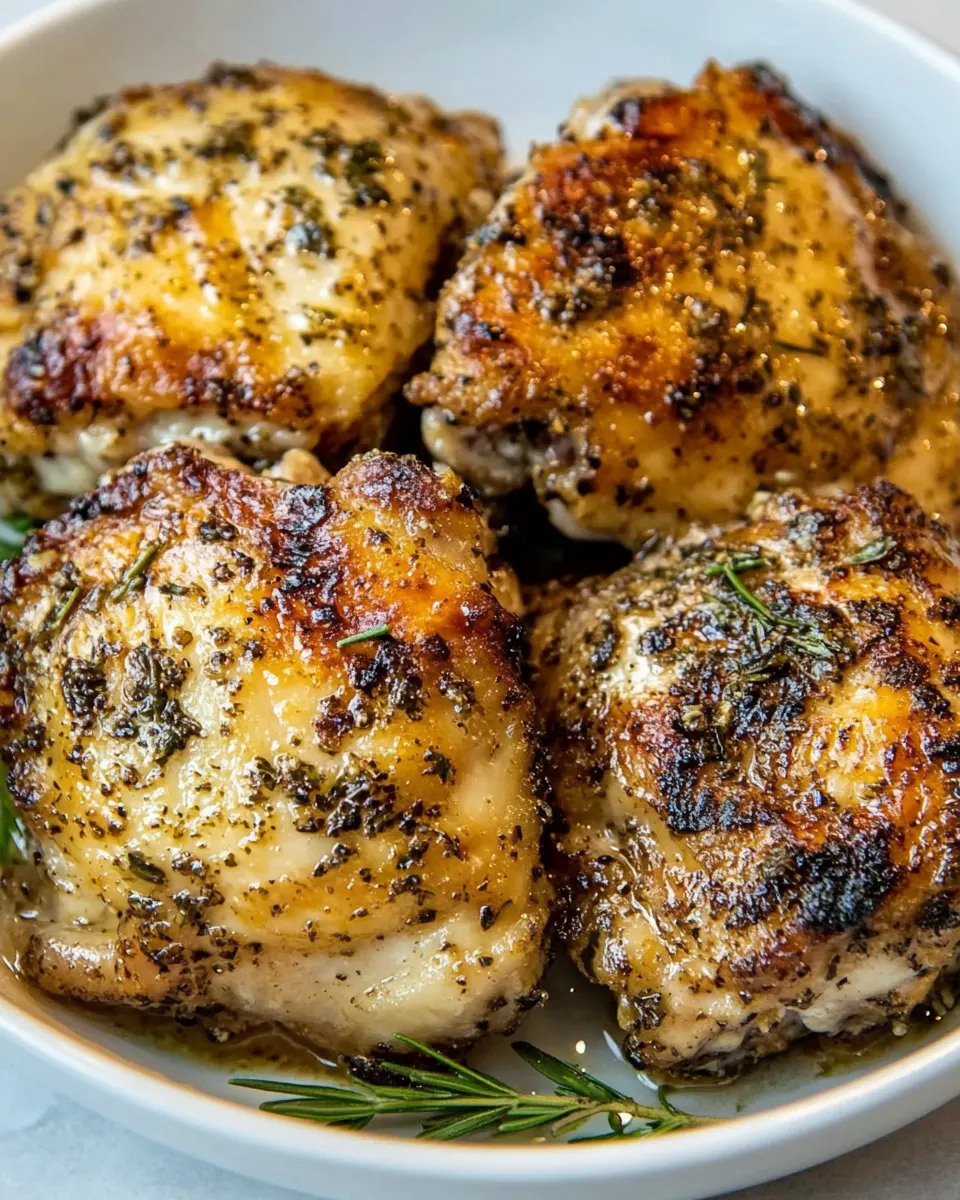 Classic Marinated Chicken Thighs image